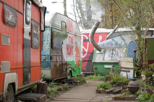 Well loved, but nothing stays young forever.  Help us to expand our collection of colorful caravans!